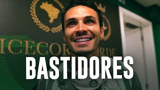 Assista aos bastidores da vitória sobre o Santos