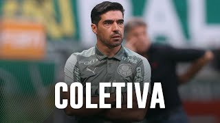TV Palmeiras: coletiva do Abel após assalto no Morumbi