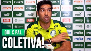 TV Palmeiras: coletiva do Abel após empate com o Goiás