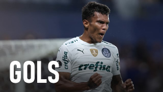 Assista aos gols de Rony, Veron e Breno Lopes contra o Emelec