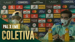 TV Palmeiras: coletiva de Danilo e Abel após vitória sobre o Emelec