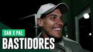Assista aos bastidores da vitória sobre o Santos