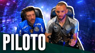 Weverton pilota simulador de voo com Lito Sousa; assista