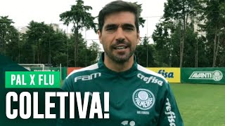 TV Palmeiras: coletiva do Abel após empate com o Fluminense
