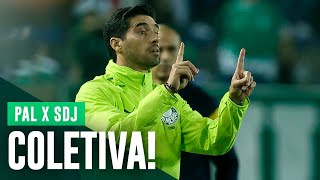 TV Palmeiras: coletiva do Abel após vitória sobre a Juazeirense
