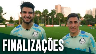 López e Merentiel mostram boa pontaria em treino; assista