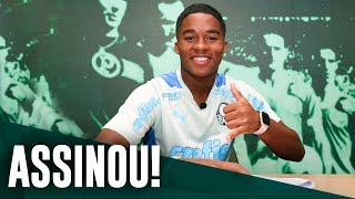 TV Palmeiras: Endrick assina com o Verdão até 2025