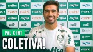 TV Palmeiras: coletiva do Abel após vitória sobre o Internacional