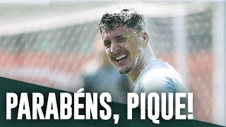 Piquerez completa 24 anos e leva trote do elenco; assista