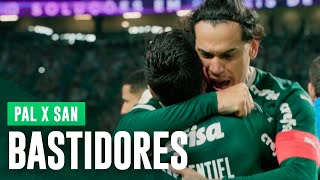 Assista aos bastidores da vitória sobre o Santos