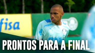 Vídeo: Palmeiras treina para a final do Brasileirão Sub-20 contra o Corinthians