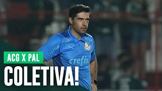 TV Palmeiras: coletiva do Abel após empate com o Atlético-GO