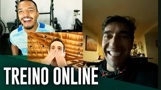 Palmeiras faz treino online e Abel manda recado ao elenco; assista