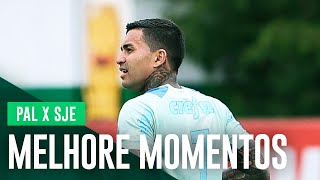 TV Palmeiras: gols e lances da vitória sobre o São José