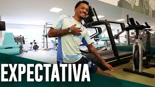 Elenco treino e Jailson fala à TV Palmeiras