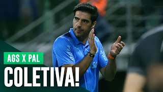 TV Palmeiras: coletiva do Abel após vitória sobre o Água Santa