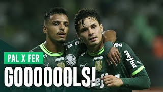 Vídeo: os gols de Gabriel Menino e Raphael Veiga contra a Ferroviária