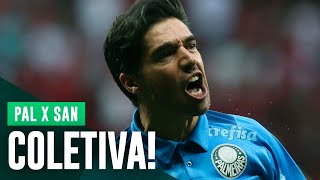 TV Palmeiras: coletiva do Abel após vitória sobre o Santos