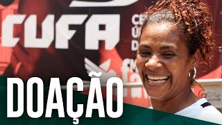 Palmeiras doa 3 toneladas de alimentos ao povo Yanomami; assista
