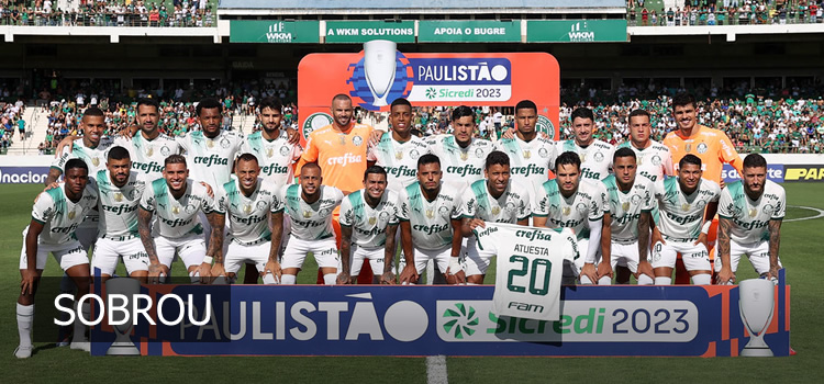 Sem jogar, Palmeiras mantém liderança geral do Campeonato Paulista - PTD