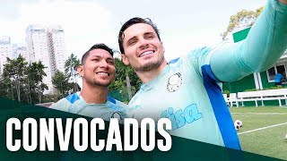 Raphael Veiga e Rony receberam de Abel a notícia da convocação; assista