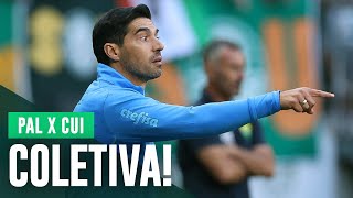 TV Palmeiras: coletiva do Abel após vitória sobre o Cuiabá