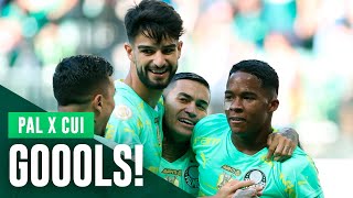 Assista aos gols de Endrick e López contra o Cuiabá