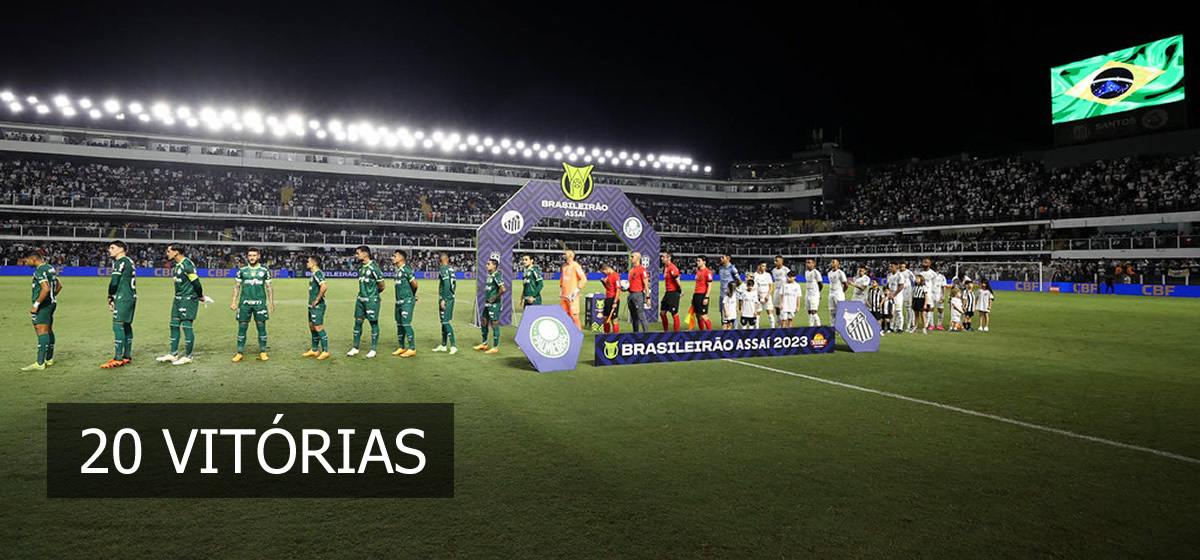 Palmeiras chega a 30 jogos na temporada com o mesmo número de títulos e derrotas: dois