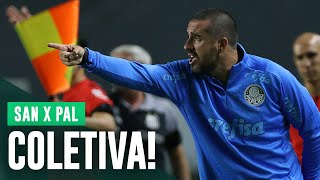 TV Palmeiras: coletiva do João Martins após empate com o Santos