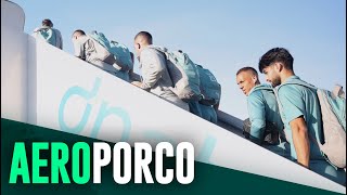 Veja como foi a viagem do Verdão para Belo Horizonte