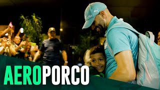 Torcida de Fortaleza recebe o Palmeiras com festa; assista