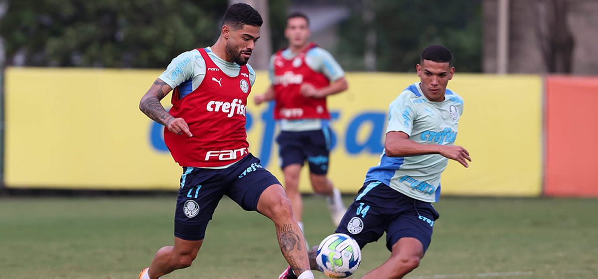Palmeiras faz primeiro treino para jogo contra o Fortaleza pela Copa do Brasil