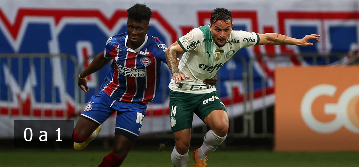 Palmeiras perde 500 chances e entrega pro Bahia no final do jogo