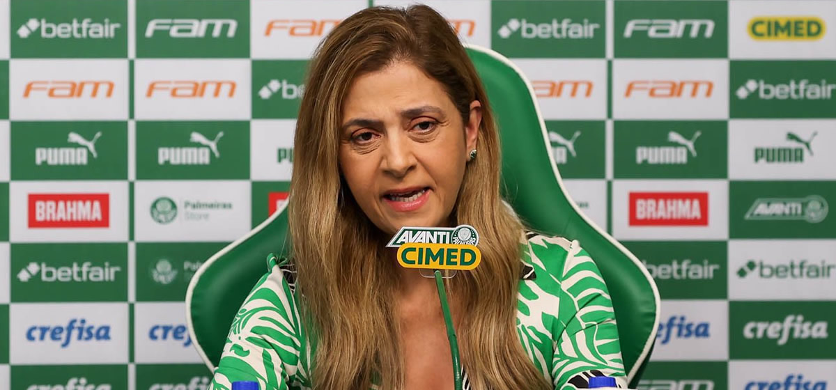 Palmeiras adota lei do silêncio, e Leila Pereira explica: "Blindagem"