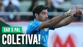 TV Palmeiras: coletiva do Abel após vitória sobre o São Paulo