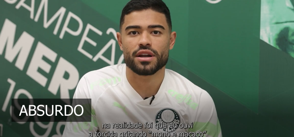 Vítima de racismo, Tabata é suspenso pela Conmebol por 4 meses; Palmeiras recorrerá