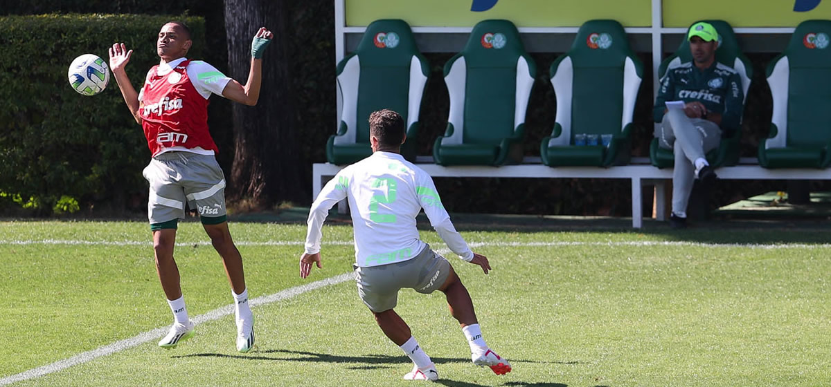 Ainda sem Dudu, Palmeiras faz primeiro treino da semana