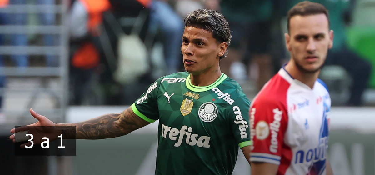 Palmeiras vence o Fortaleza em casa e encerra série negativa no Brasileirão