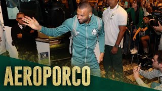 Palmeiras é recebido com festa por torcedores de Curitiba; assista