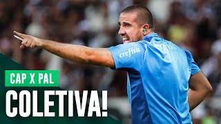 TV Palmeiras: coletiva do João Martins após empate com o Athletico-PR