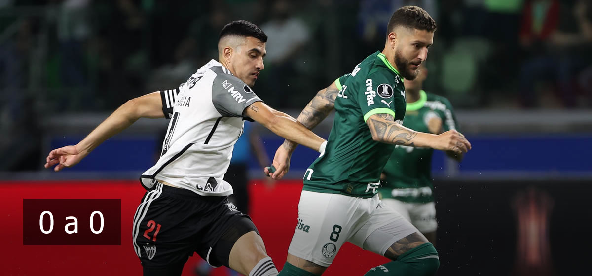 Palmeiras empata com o Atlético-MG e avança às quartas de final da Libertadores