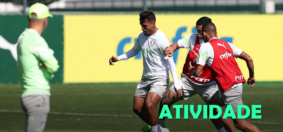 Com força máxima, Palmeiras faz último treino antes de viajar para a Colômbia