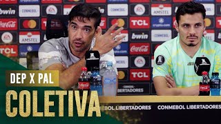 TV Palmeiras: coletiva do Abel após vitória sobre o Deportivo Pereira