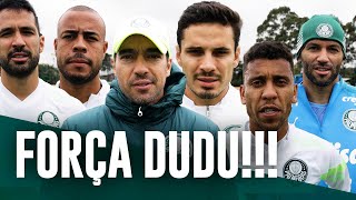 Vídeo: Abel e jogadores desejam força a Dudu