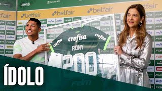 TV Palmeiras: Rony recebe homenagem da diretoria