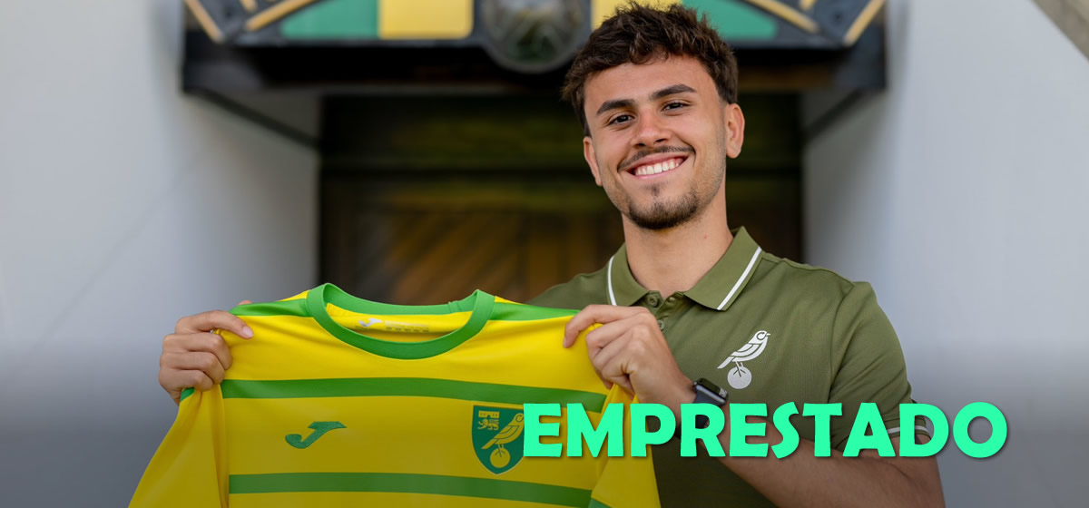 Pedro Lima é apresentado pelo Norwich; volante atuará pela equipe Sub-21 do clube inglês