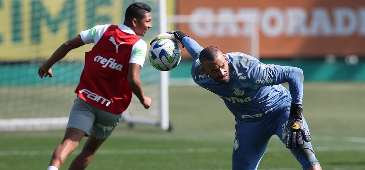 Palmeiras faz treino tático na véspera do jogo contra o Fluminense; veja possível escalação