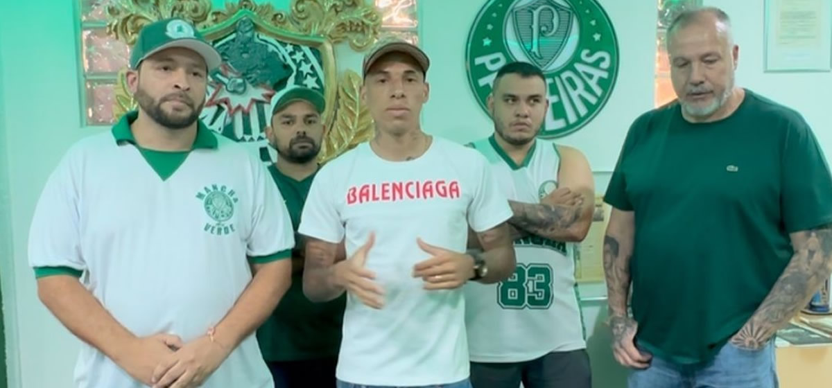 Breno Lopes visita organizada e se desculpa com torcida do Palmeiras