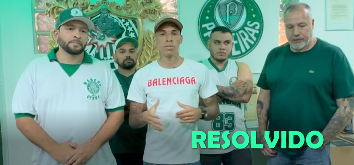Breno Lopes visita organizada e se desculpa com torcida do Palmeiras