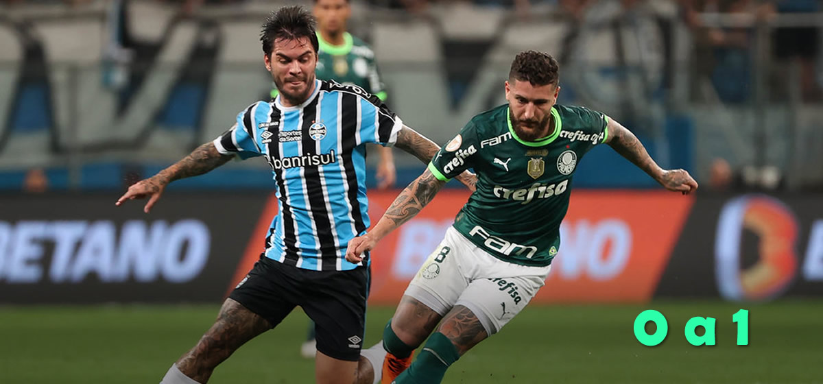 Palmeiras domina o Grêmio mas perde e desperdiça chance de encostar no líder